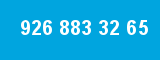 926 883 32 65 926 883 32 65